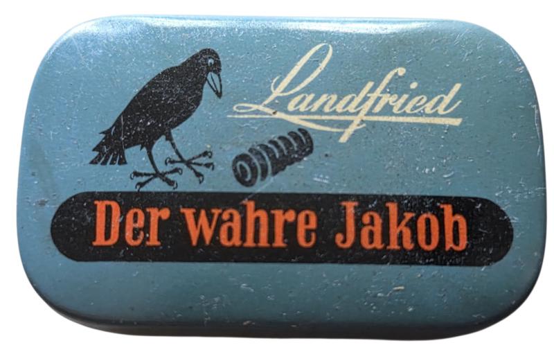 german metal can for chewing tabacco