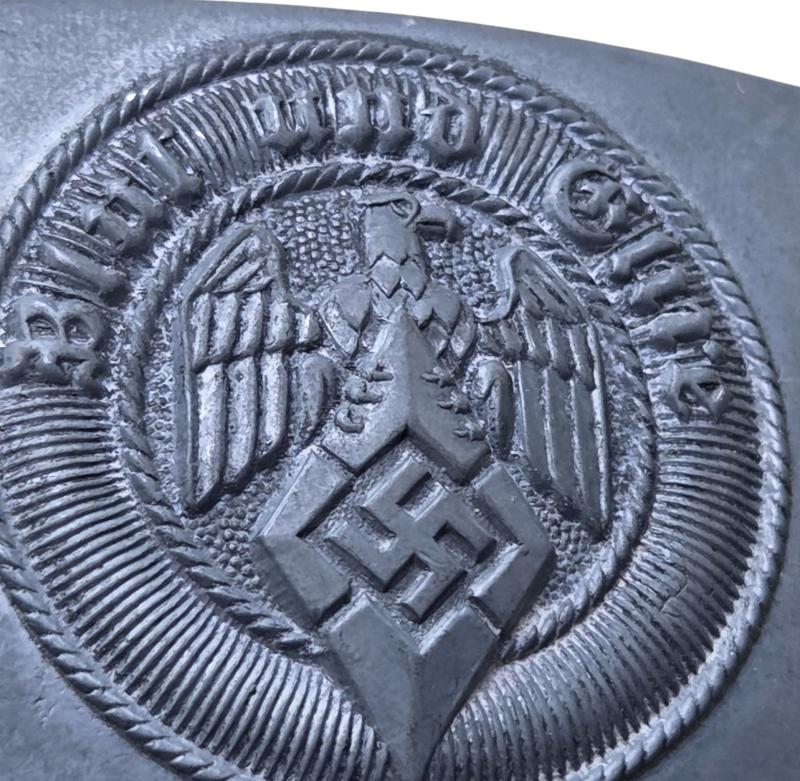a wehrmacht  zinc injection molded Hitlerjugend belt buckle